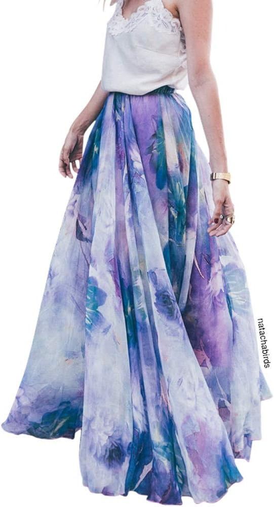 Floral Print Maxi Skirt image 3